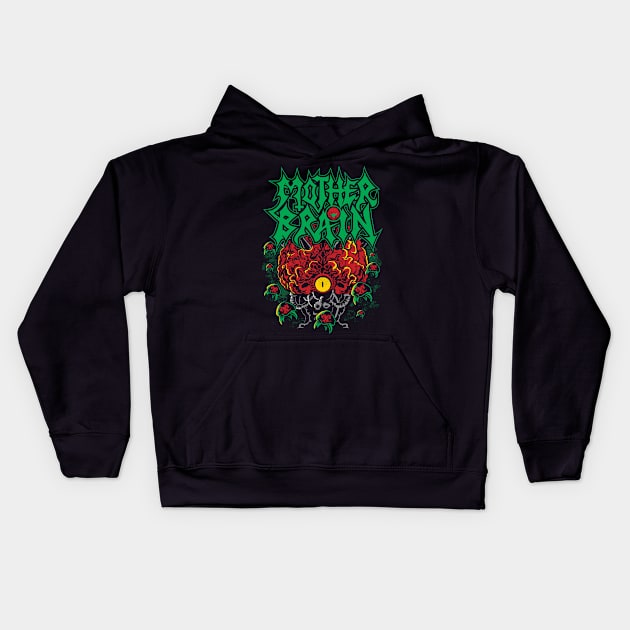 Wrath of Mother Kids Hoodie by DraculaByte